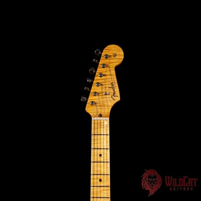 Fender Masterbuilt Greg Fessler 1956 Stratocaster NOS Madison Roy Flower Power Artwork Blem image 7