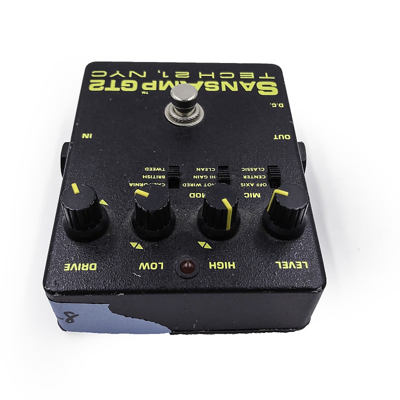 Tech 21 SansAmp GT2 Tube Amp Emulator Ranked 4 In