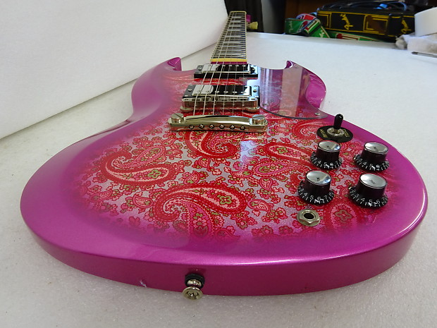 2016 Tokai SG TGS-SG-PR Pink Paisley Long Tenon GB 2.9kg