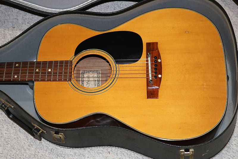 Vintage 1970s Kiso Suzuki F-120 Acoustic Guitar - Made in