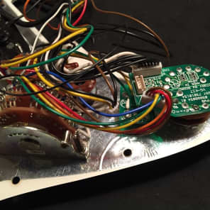 Pickups & Electronics from a Fender/Roland VG Stratocaster 2008 Complete Pickguard Assembly image 6