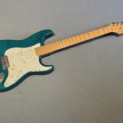 Fender Stratocaster American Deluxe 1998 - Teal image 5