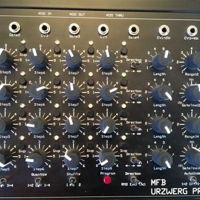 MFB Urzwerg Pro Mk II analog CV Gate sequencer with midi image 3