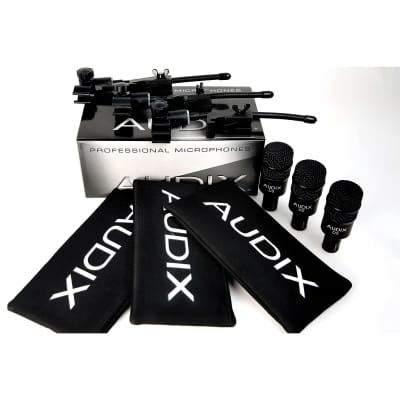 Audix D2 Dynamic Hypercardioid Instrument Microphone, 3-Pack, with 3 Audix D-Vice Clips image 2