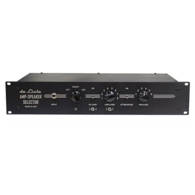 de Lisle Amp-Speaker Selector 8x6 Pro Amplifier Cabinet Switcher w/ FX Loop and Attenuator Loop image 1