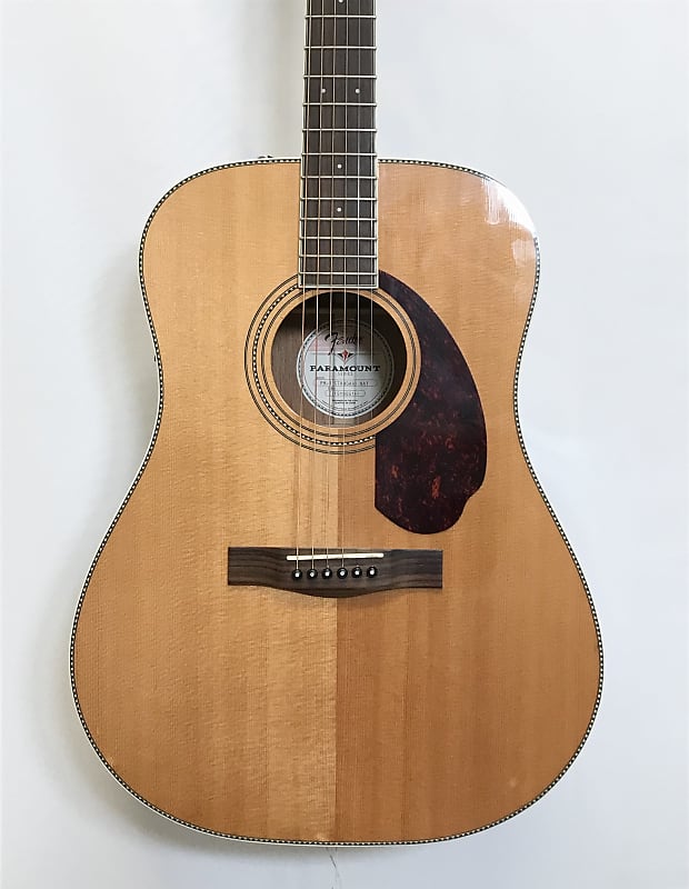 Fender Paramount PM-1 Standard/Nat Acoustic Guitars - Natural image 1
