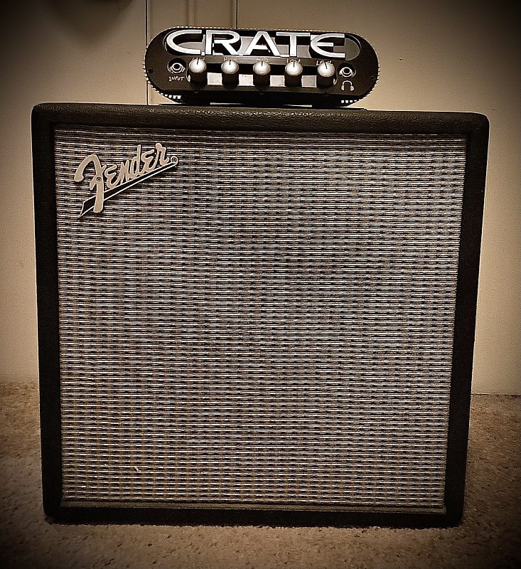 Crate Powerblock w Fender Speaker Reverb