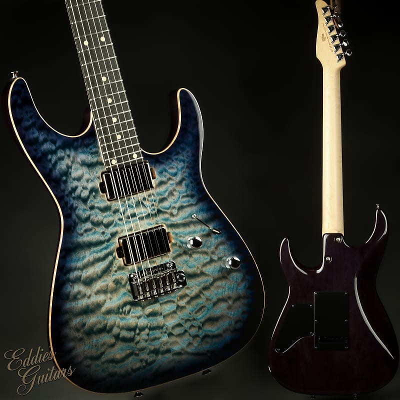 Tom Anderson Angel - Natural Arctic Blue Burst | Reverb