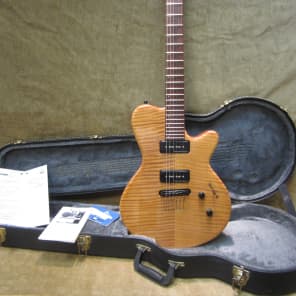 2001 Godin LGS P-90 Ltd Ed NAMM Show Guitar AAA #13 Flame Maple Top 1 of 100 Free US Shipping! image 12