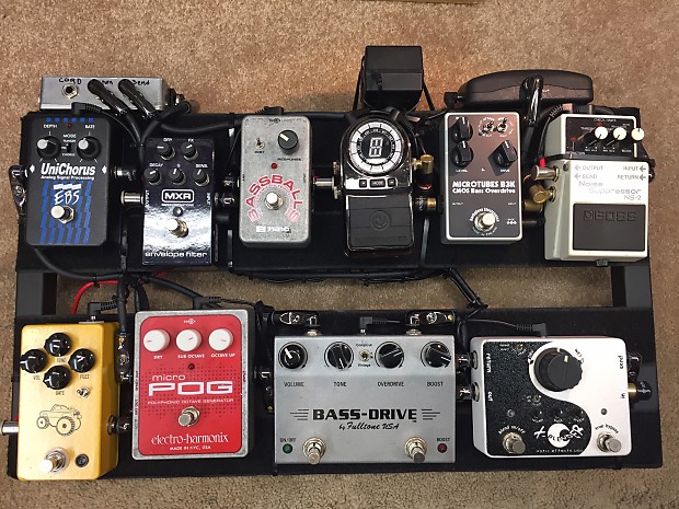 Darkglass Electronics BOSS ベース エフェクターボード Insane Bass Pedalboard Darkglass, Boss, Xotic, Fulltone