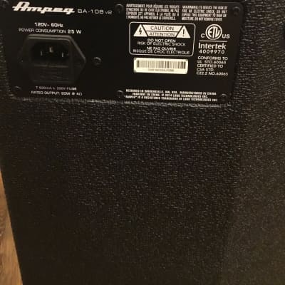 Ampeg BA-108 20W 1x8 Bass Combo image 5