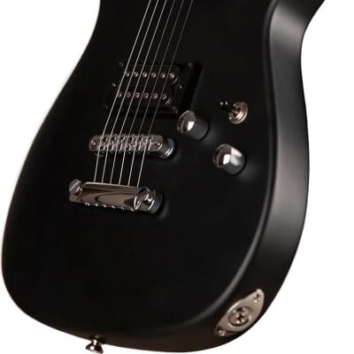 Cort MBM1SBLK Mason Series Matthew Bellamy Signature Electric Guitar. Satin Black image 2