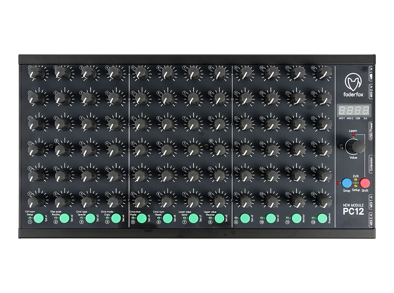 Faderfox PC12 USB MIDI Pot Controller [USED] | Reverb Poland