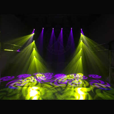 Eliminator Lighting Stealth Spot 60W LED DJ Club Moving Head Yoke Spot Light image 10