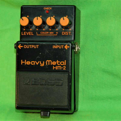 Vintage Boss HM-2 Heavy Metal for electric guitar, Made in Japan, (Black Label). image 1