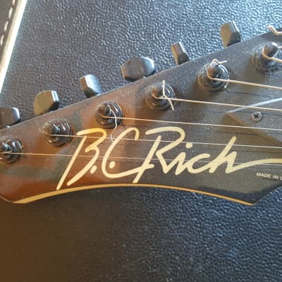 B.C. Rich Immaculate Mockingbird Left Handed Custom Shop 1992 Black image 4