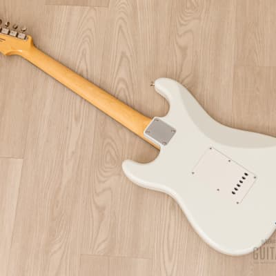 2023 Fender Traditional 60s Stratocaster Olympic White Competition Stripe, Mint w/ Hangtags, Case image 12