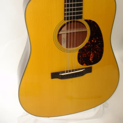 2013 Martin D-18 Authentic 1939 Dreadnought Acoustic Guitar, Natural w/ Case image 3