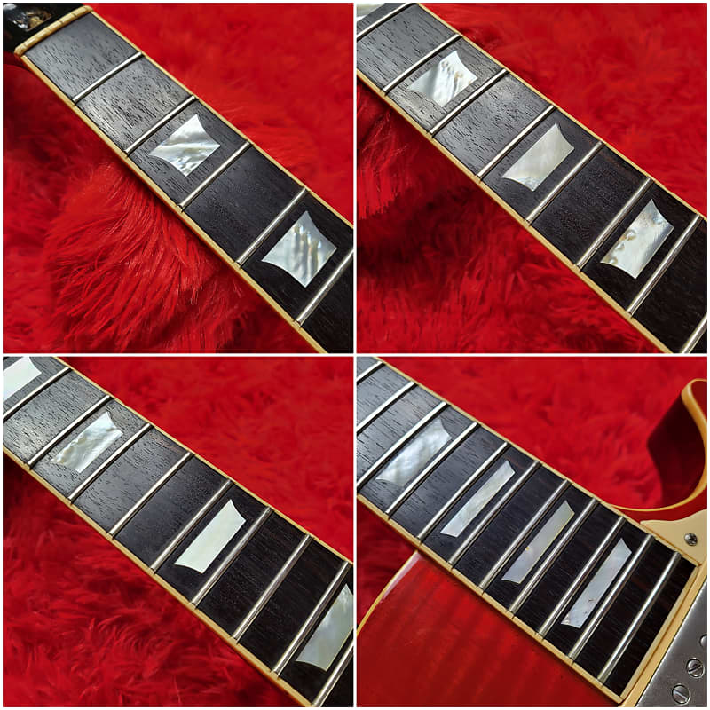 Rare Aria Pro II LS-800 Leopard Model 1980 - Cherry Sunburst