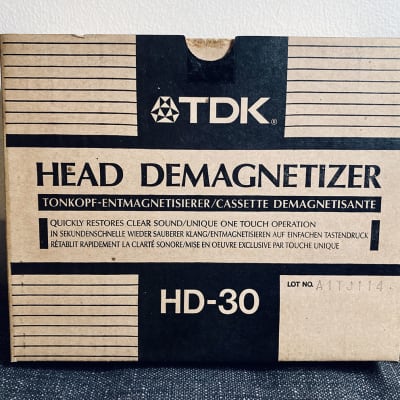 *LAST ONES* - TDK HD-30 Tape Head Demagnetizer - Sealed / NOS from 1991 image 3