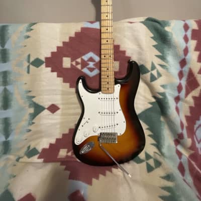 Fender Standard Stratocaster Left-Handed with Maple Fretboard 2006 - 2017 - Brown Sunburst for sale
