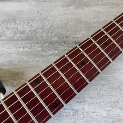 2002 Aria Sinsonido Solo Ette Silent Acoustic Guitar (Red) image 6