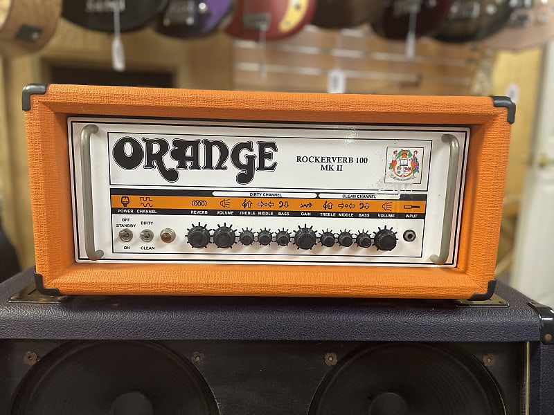 お気に入り】 ORANGE 100ギターアンプヘッジャンク ROCKERVERB アンプ 