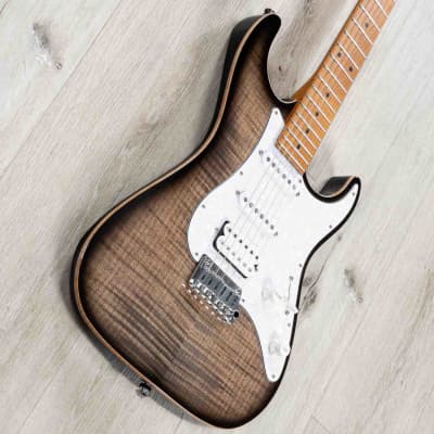 Suhr Standard Plus Guitar, Roasted Maple Fretboard, Trans Charcoal Burst image 13