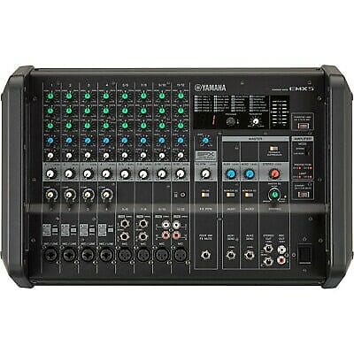 Yamaha EMX5 12-Input Dual 1,260w Powered Analog Mixer 2010s Gray image 1