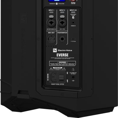 Electro-Voice EVERSE 8 Battery-Powered Speaker, Black, Single Speaker image 5