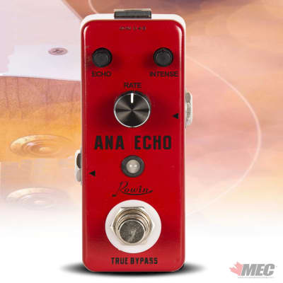 Rowin LEF-303 Ana Echo 300ms Analog Delay Guitar Effect Portable Mini Pedal True Bypass Ships Free image 2