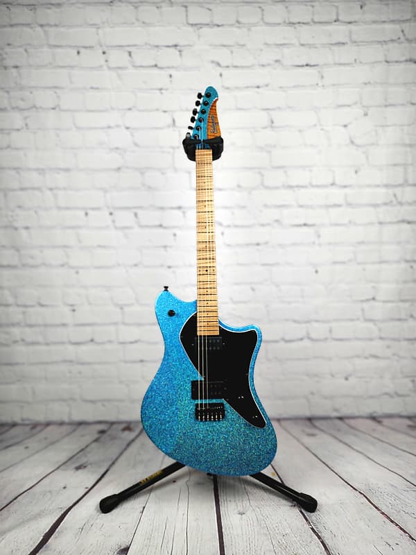Balaguer Guitars USA Series Espada Gloss Ocean Sparkle Roasted Maple image 1