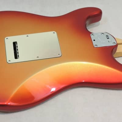 Fender American Deluxe Stratocaster HSS Shawbucker 2015 - Sunset Metallic image 3