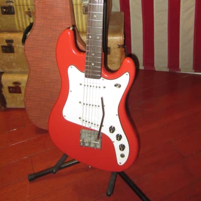 1964 VOX Super Ace Fiesta Red Made in England image 2