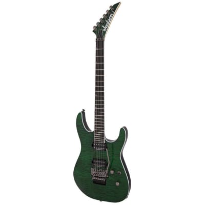 Jackson Pro  Soloist SL2Q MAH Electric Guitar (Transparent Green) (New York, NY) image 7