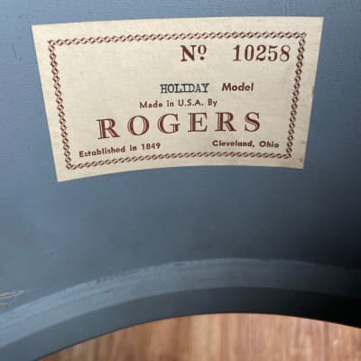1960s Rogers Holiday Drum Set Pink Champagne Pearl Sparkle 20/12/14 image 21