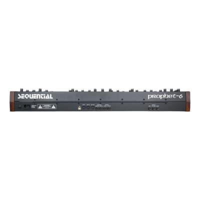 Sequential Prophet-6 Six-Voice Analog Synthesizer with Discrete Voltage-Controlled Oscillators Per Voice and Dual Effects Section image 6