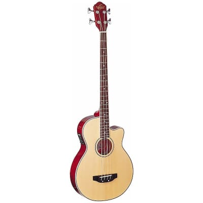 Oscar Schmidt OB100B Acoustic-Electric  Bass Guitar - Natural for sale