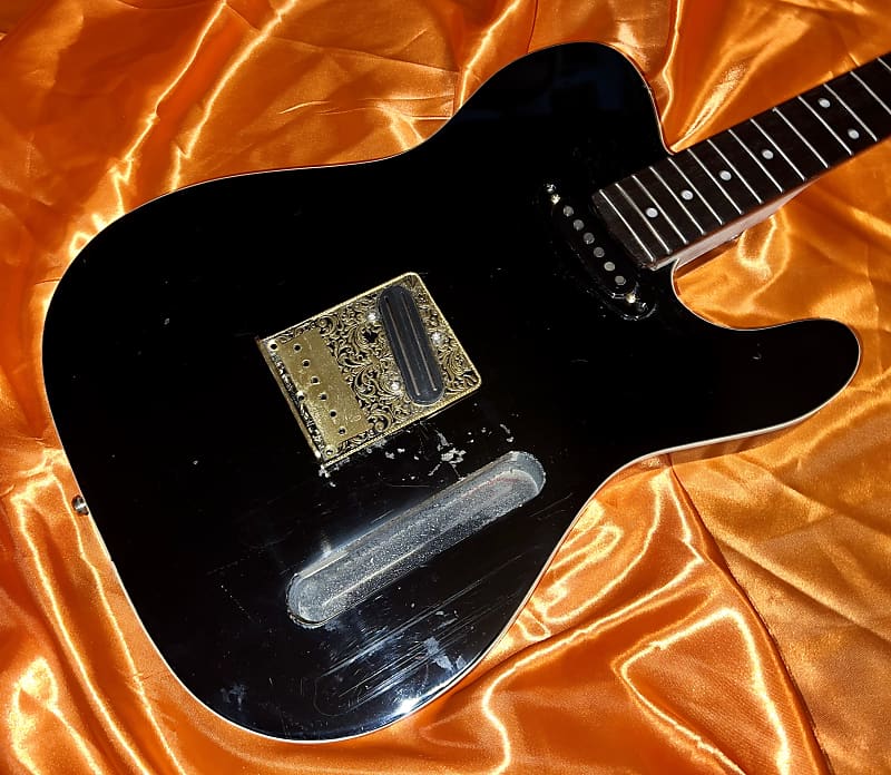 No name Telecaster 90’s Black Custom Project Guitar image 1