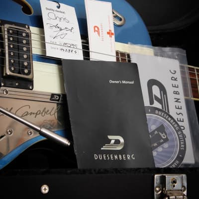 Duesenberg 30th anniversary Mike Campbell Heartbreakers Alliance series Starplayer - Blue image 5