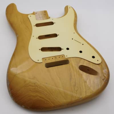 3lbs 12oz BloomDoom Nitro Lacquer Aged Relic Natural S-Style Vintage Custom Guitar Body image 1