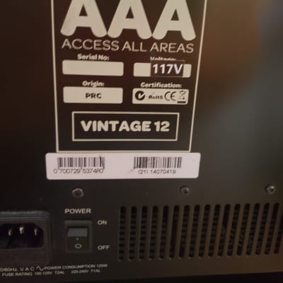 Ashdown AAA Vintage 12 75W 1x12 Bass Combo 2010s - Black image 13