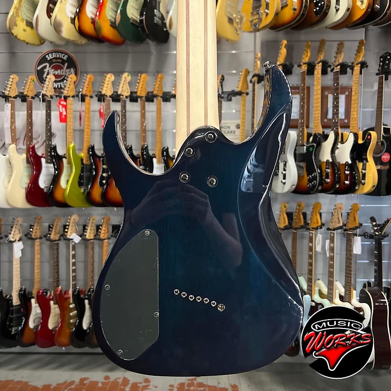 Ibanez Rgms7 Pb Cbs Cosmic Blue Sunburst 7 | Reverb