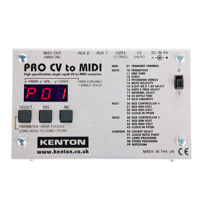 Kenton Pro CV to MIDI - CV to MIDI converter image 2