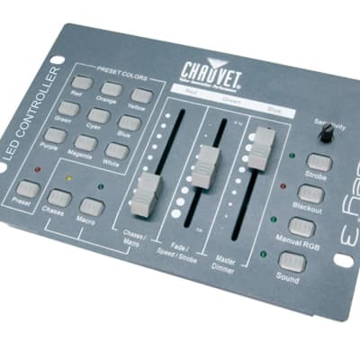 CHAUVET DJ OBEY 3 Channel RGB LED DMX Controller for Tri-Color Wash Lights Light image 2