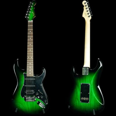 G&L USA Legacy HSS Electric Guitar - Green Burst | Reverb