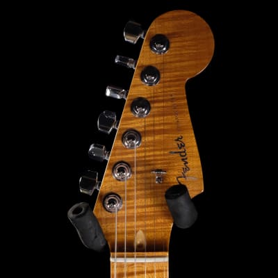 Fender American Custom Stratocaster Electric Guitar - Antique Sunburst, Maple Neck image 6