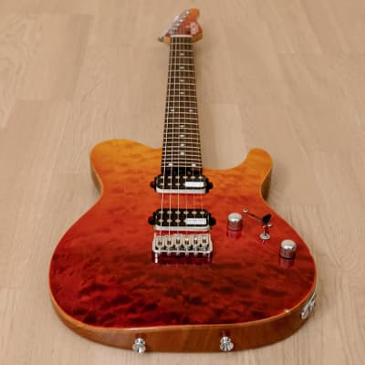 2017 Schecter Japan KR-24-2H-MM-FXD-IKP Limited Edition T-Style Guitar Red Fade w/ Super Rock J Pickups image 10