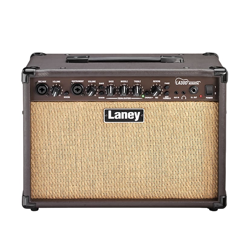 Laney LA30D LA Series Acoustic Guitar Combo Amplifier Amp 30-Watt 2x6.5" image 1
