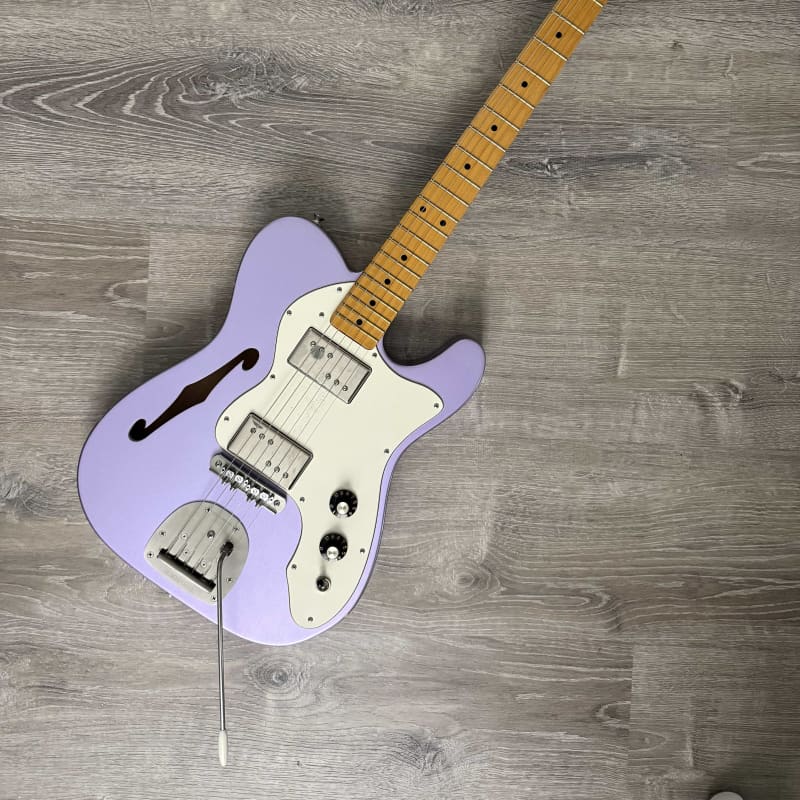 MJT Thinline Deluxe Telecaster style Lilac